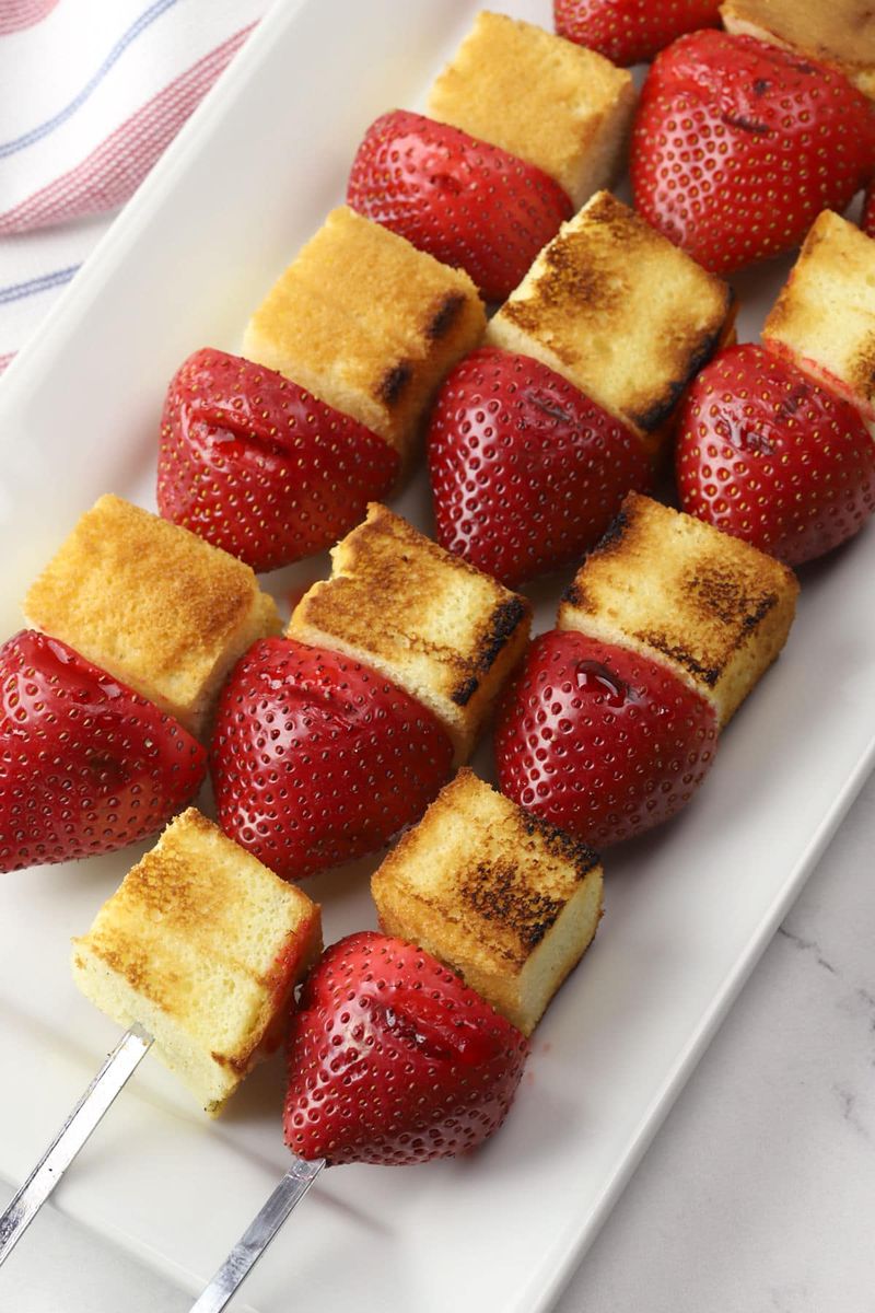 Strawberry Shortcake Skewers
