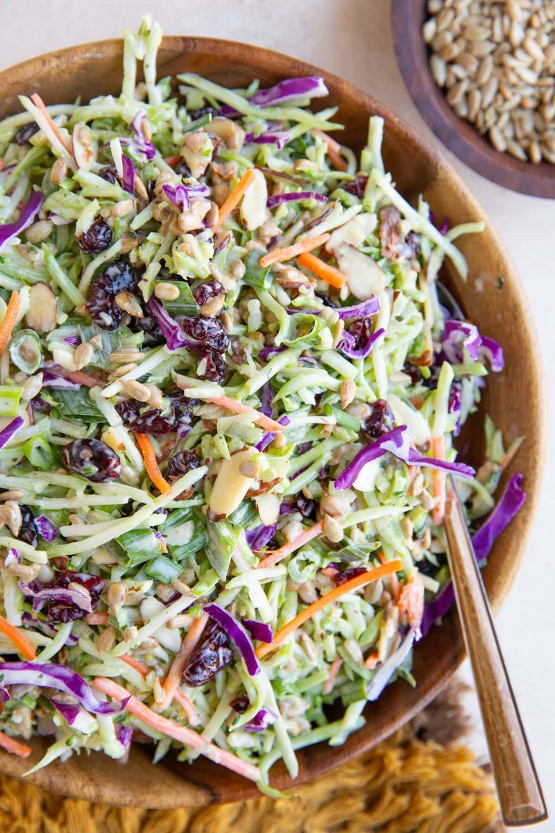 Broccoli Slaw With Creamy Dressing