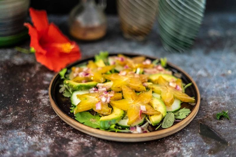 Star Fruit And Avocado Salad