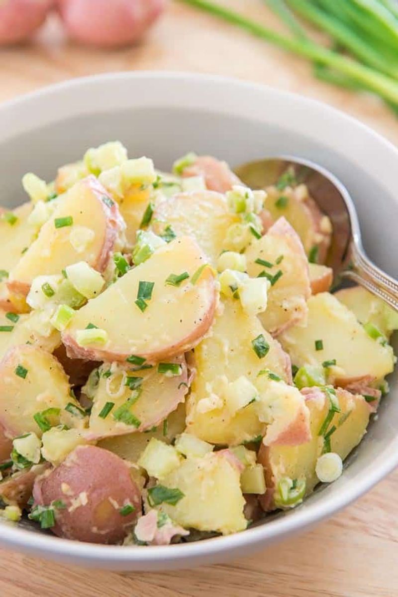 Red Potato Salad With Mustard Dressing