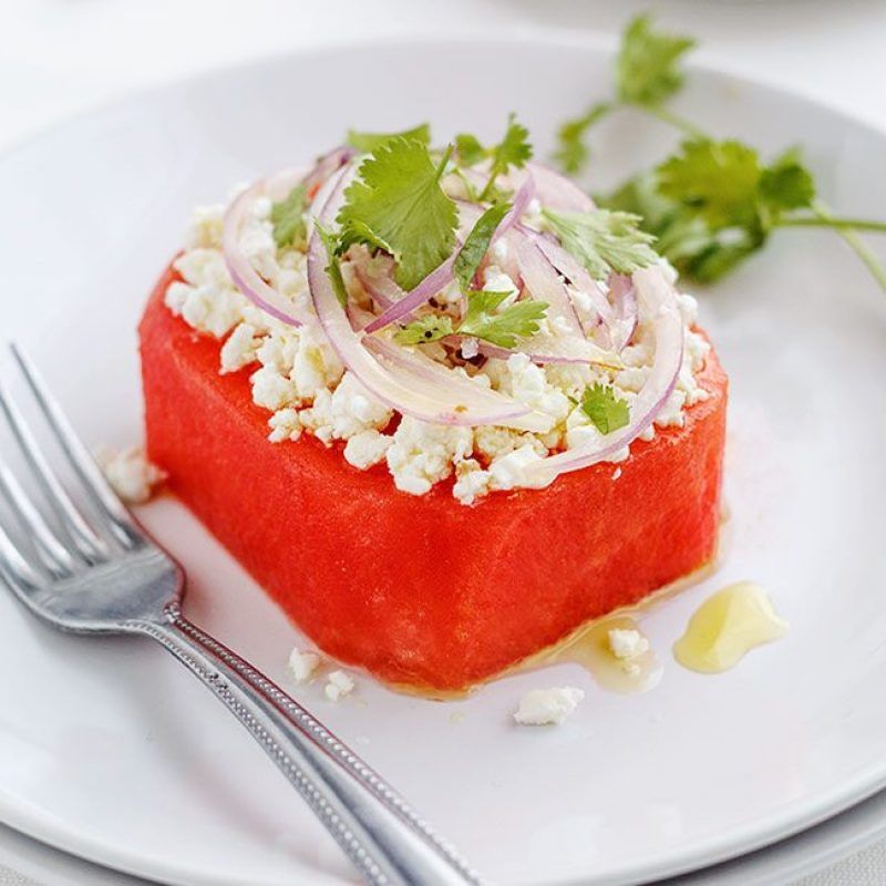 Mini Watermelon Feta Cups