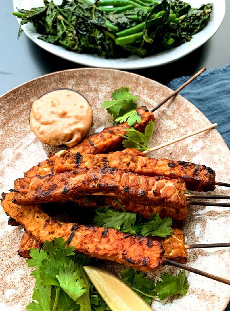 BBQ Tempeh Skewers