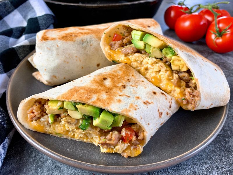 Frozen Microwavable Burritos