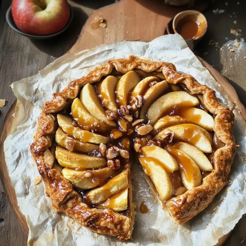 Show-Stopping Salted Caramel Apple Galette