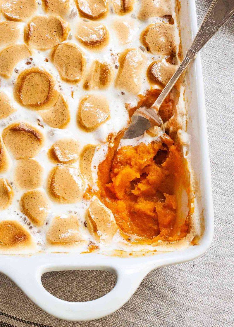 Sweet Potato Casserole With Marshmallows