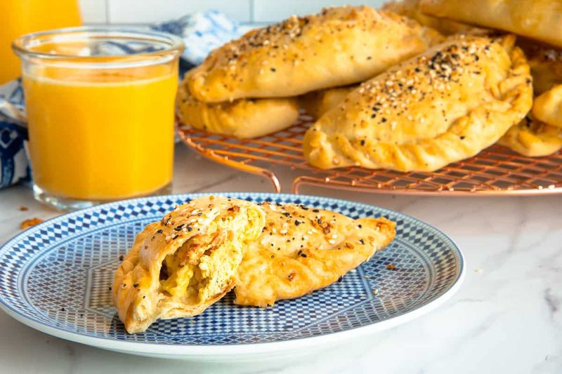 Breakfast Pockets with Eggs and Cheese