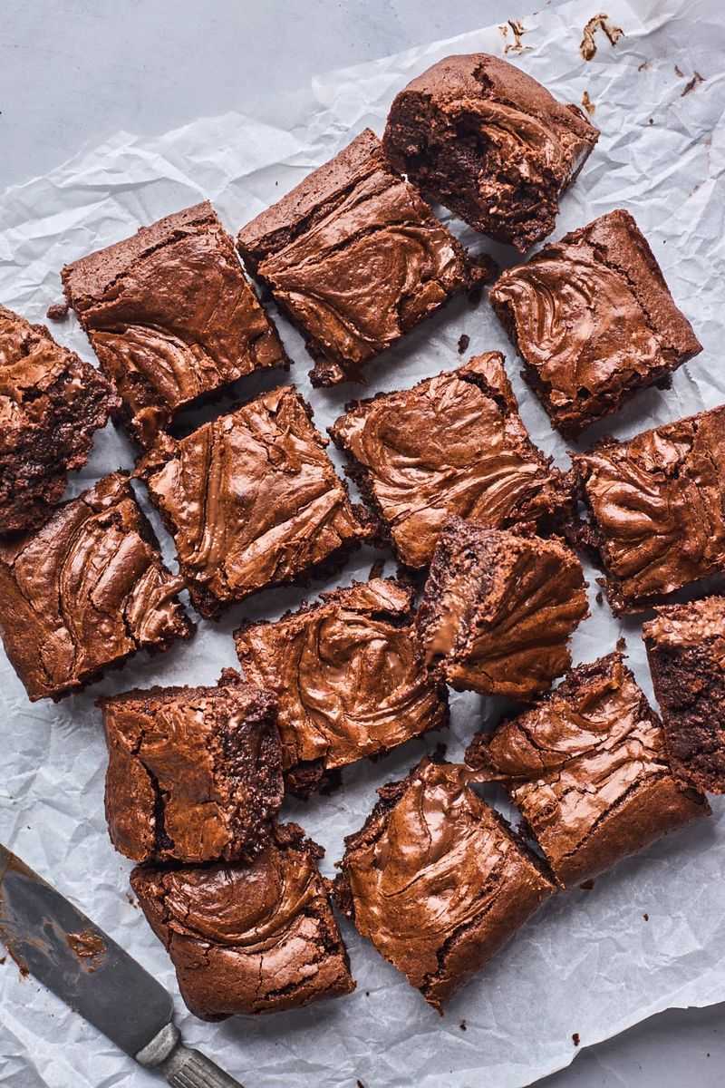 Hazelnut Espresso Brownies