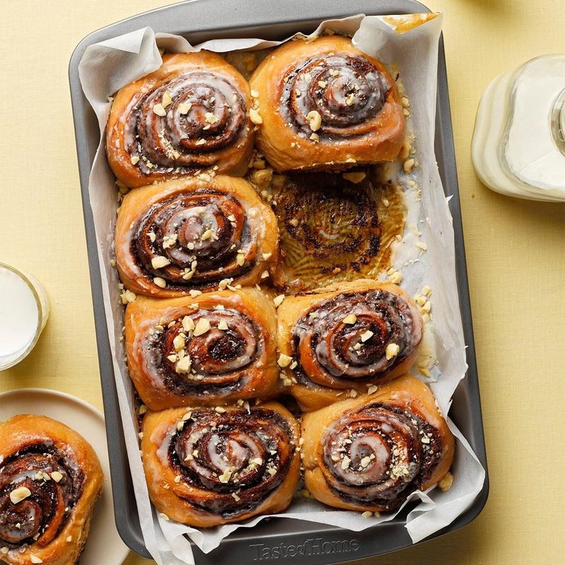 Hazelnut Cinnamon Rolls