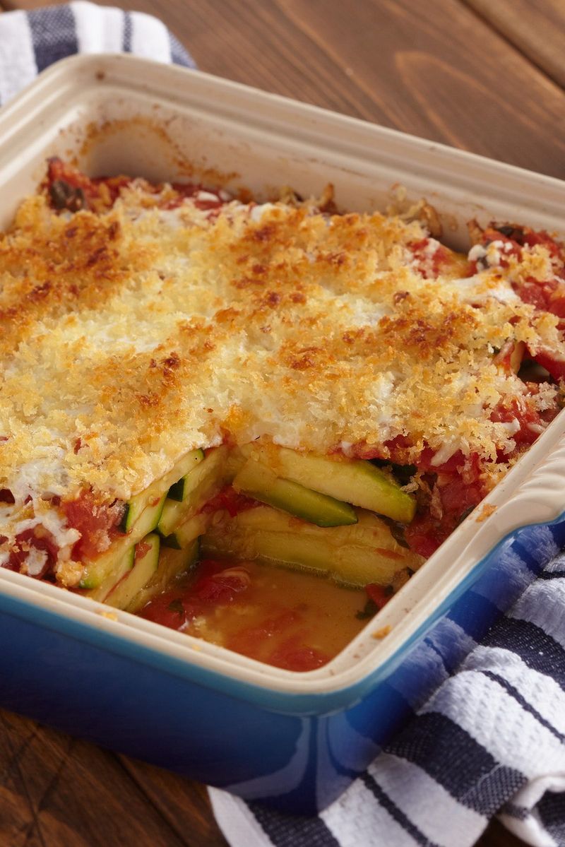 Zucchini Parmesan Bake