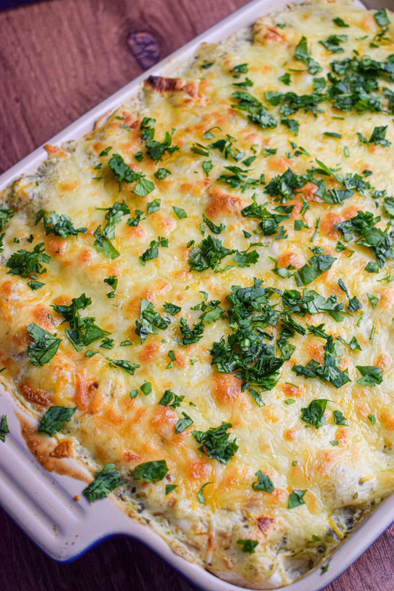 Enchilada Bake With Sour Cream