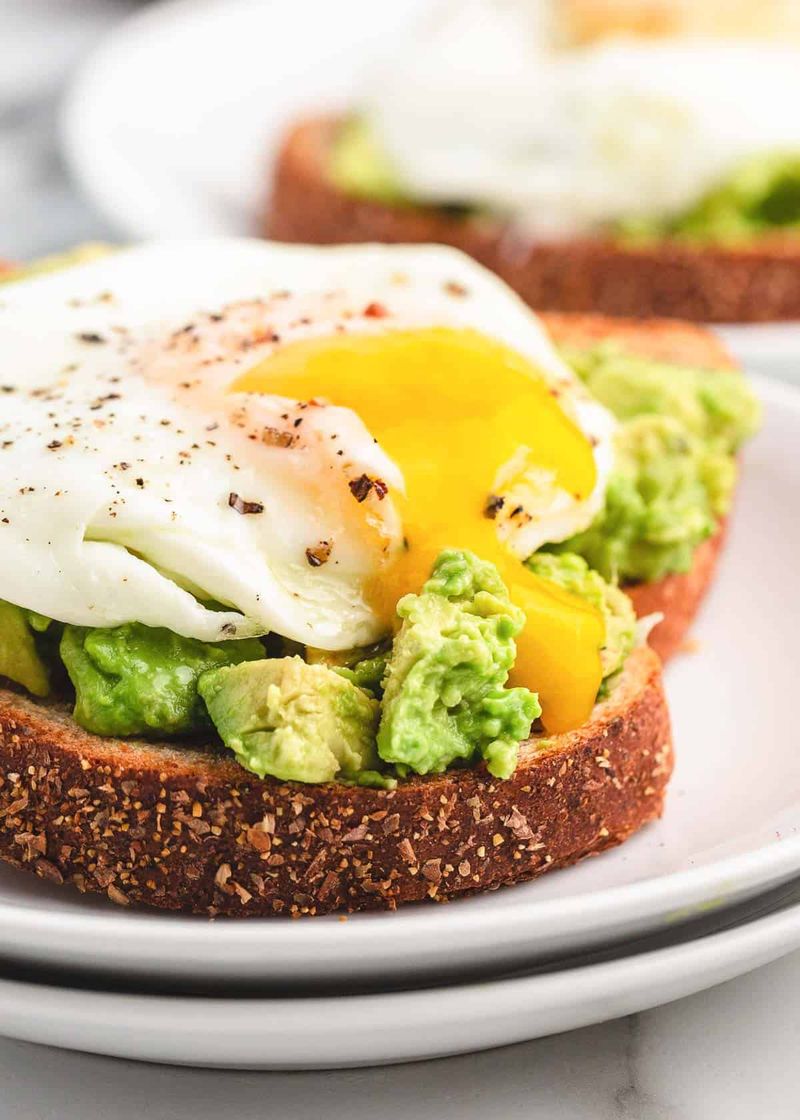 Avocado Toast With An Egg