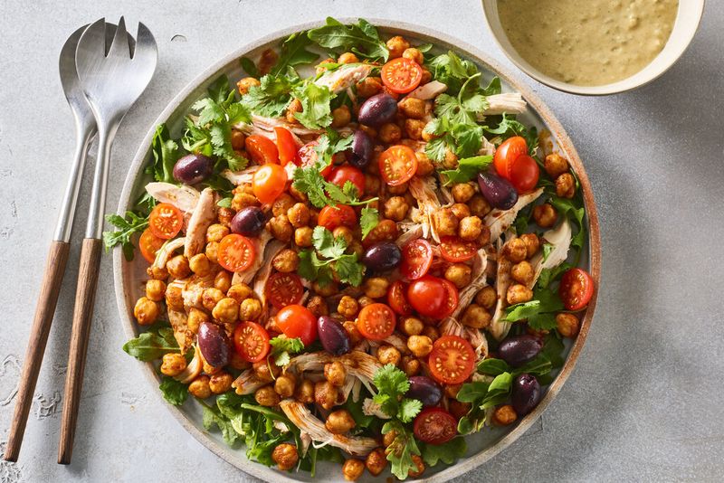 Moroccan-Spiced Tuna With Chickpea Salad