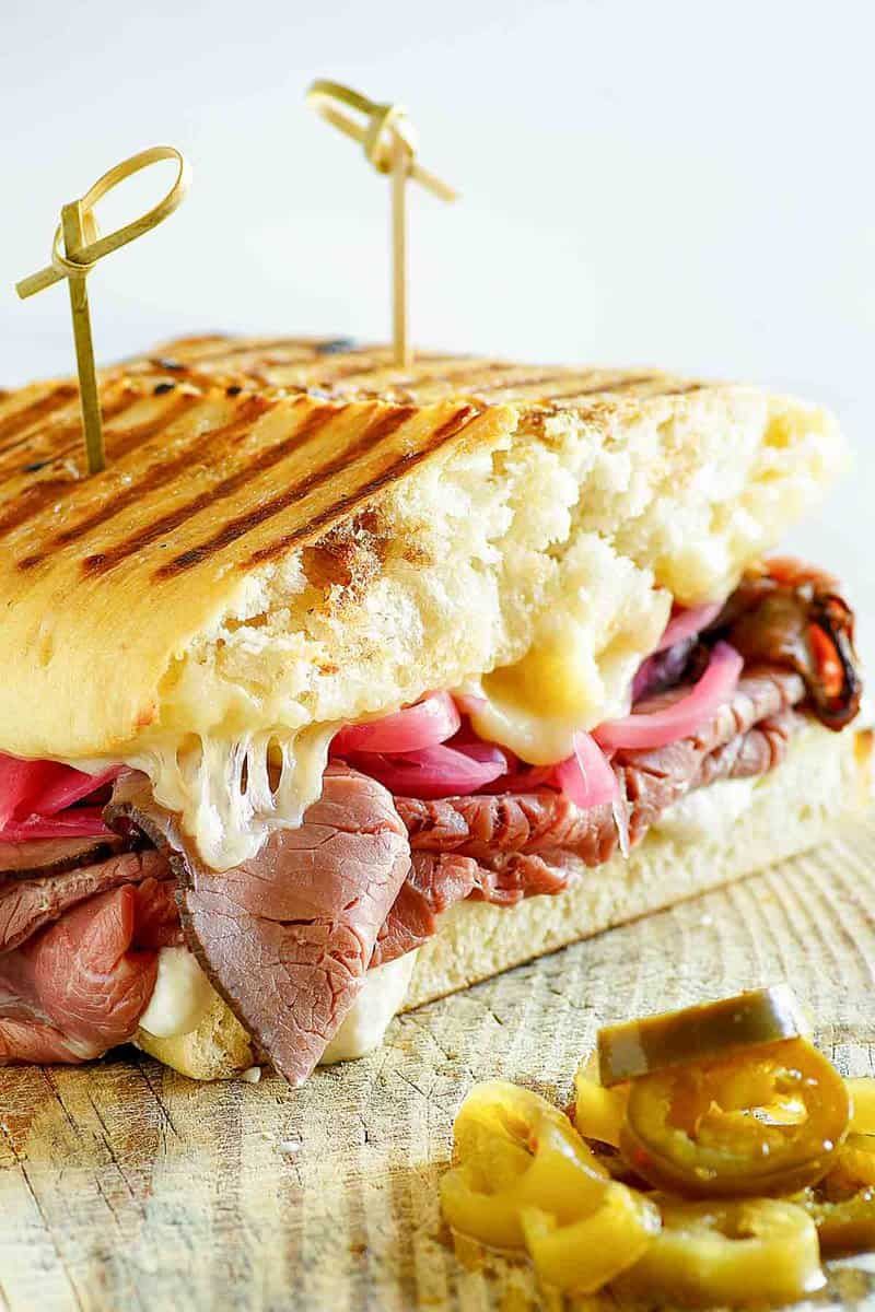 Steak & White Cheddar Panini