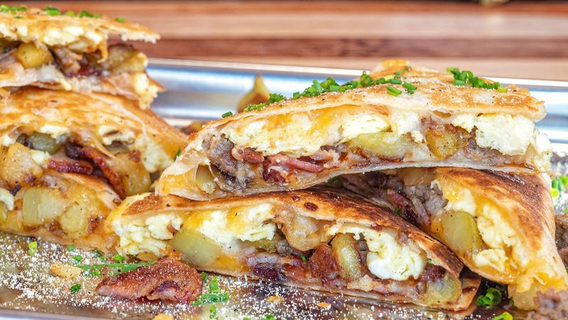 Loaded Breakfast Quesadillas