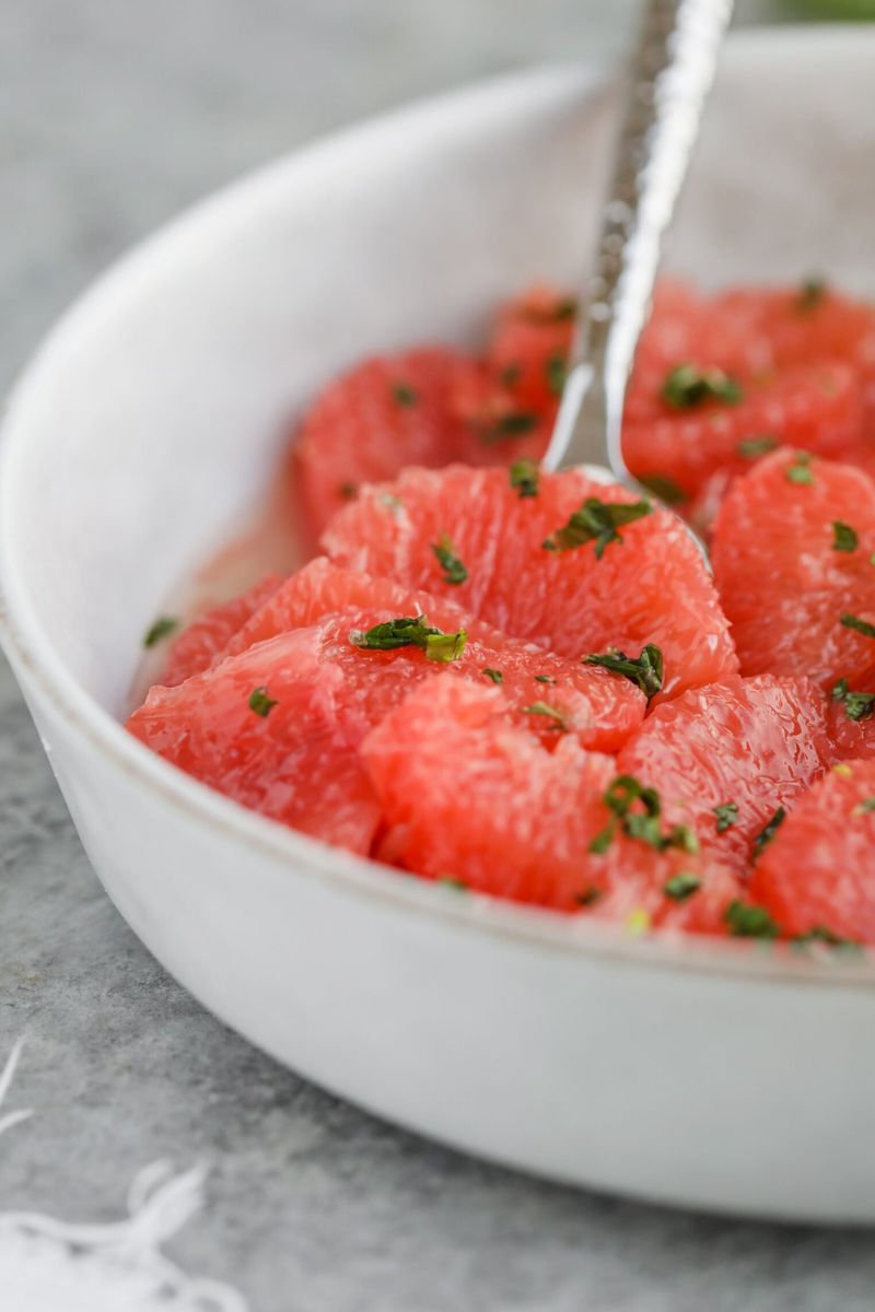 Chilled Grapefruit Segments