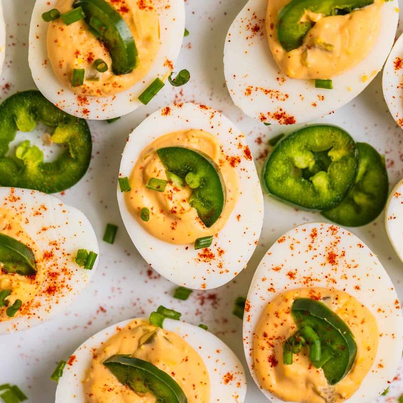 Deviled Eggs With A Kick