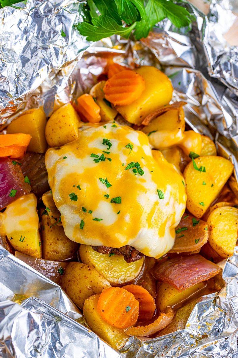 Cheeseburger Hobo Packets
