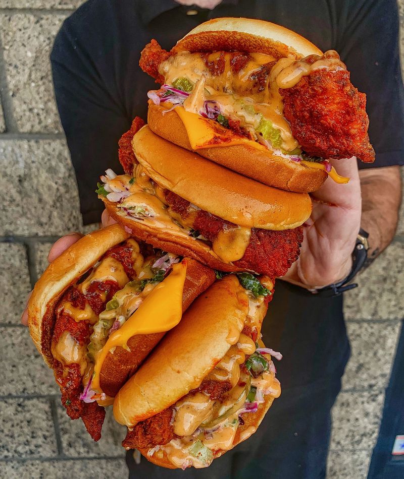 Dave's Hot Chicken's Reaper Slider