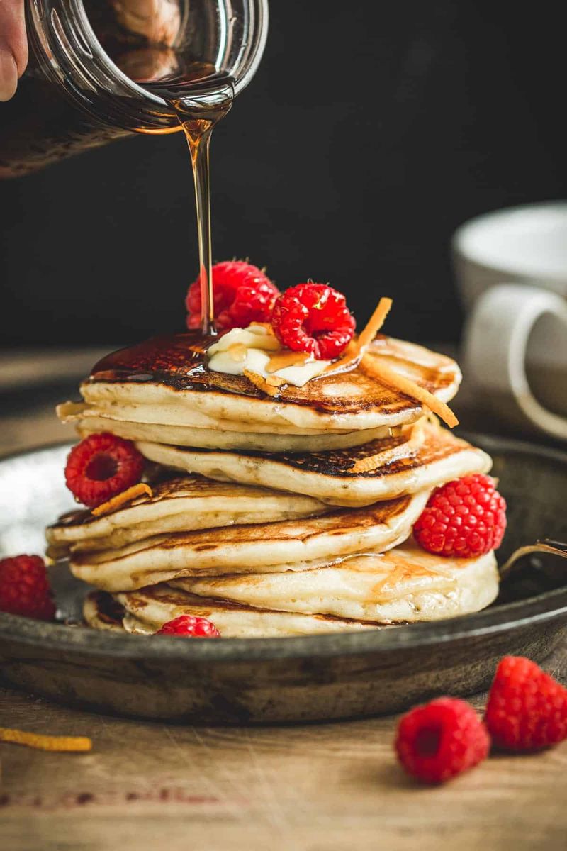 Pancakes With Maple Syrup