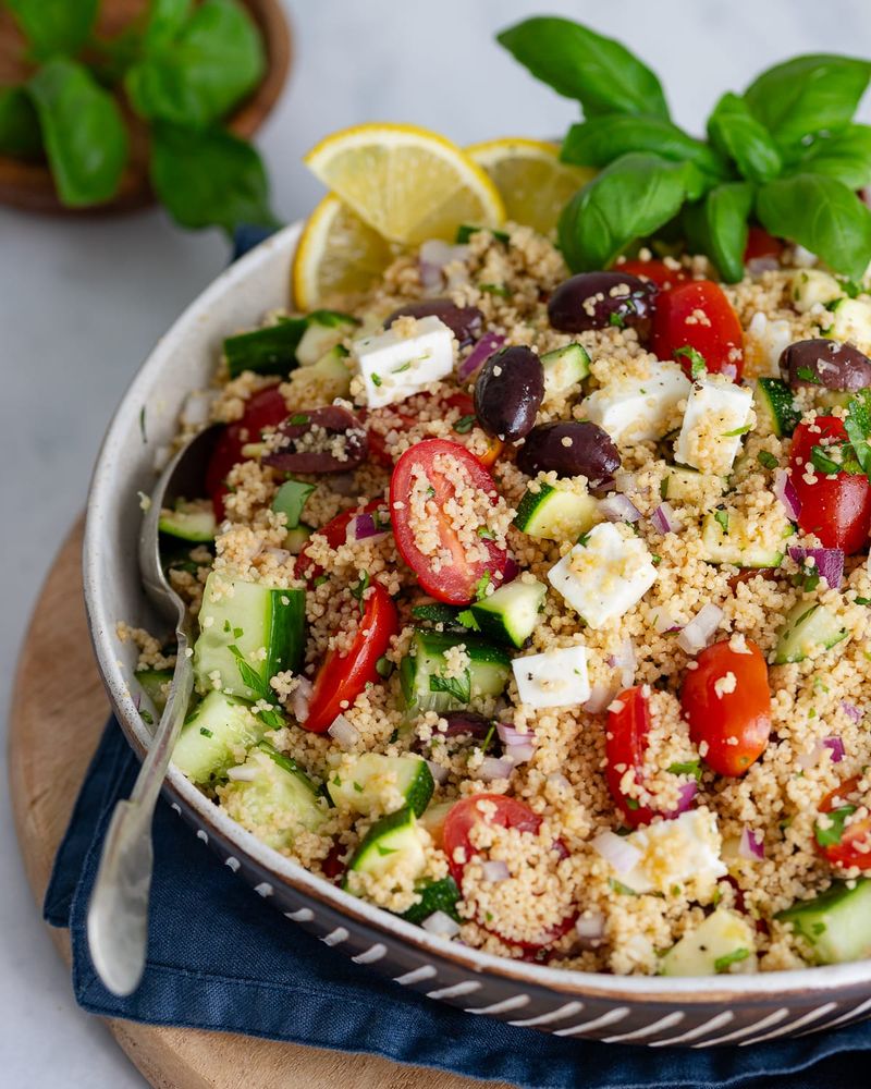 Couscous With Feta And Tomatoes