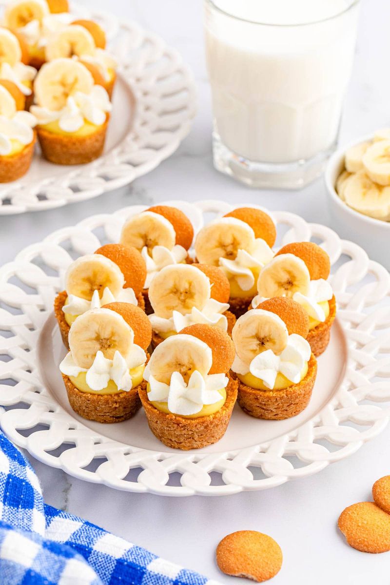Frozen Banana Pudding Bites
