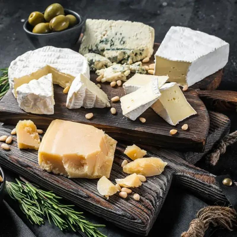 A Perfect Ripe Cheese Plate