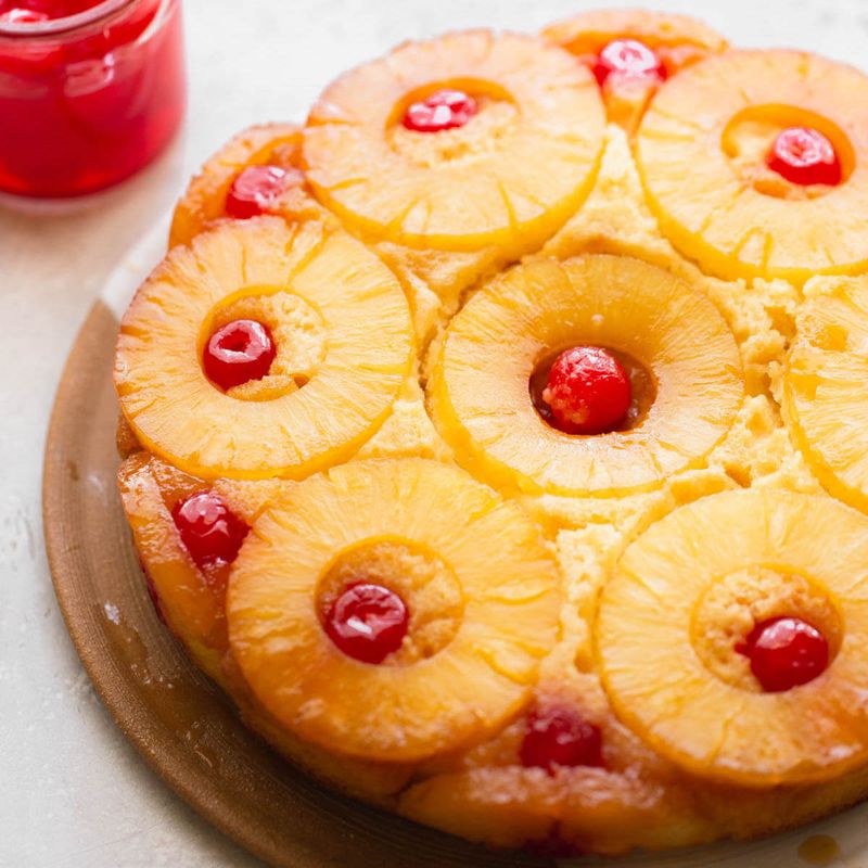 Upside-Down Pineapple Party Cake