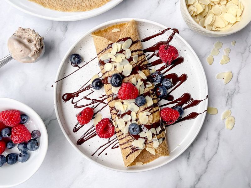 Ice Cream Crepes