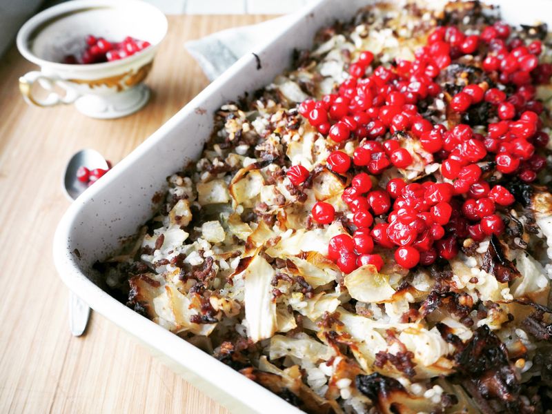 Finnish Kaalilaatikko (Cabbage Casserole)