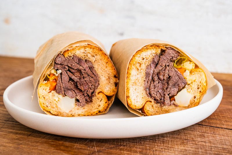 Illinois's Italian Beef Burrito