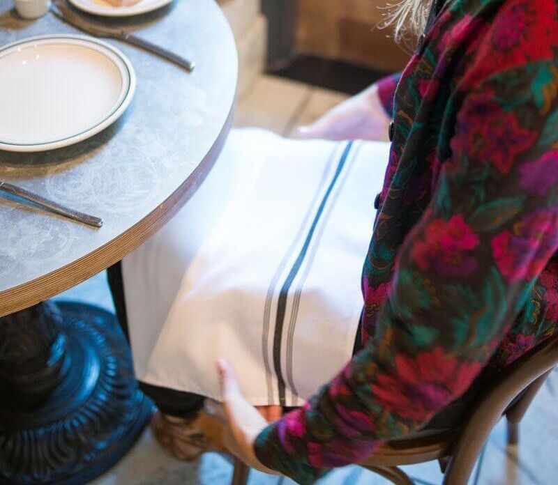 Placing Your Napkin On Your Lap Right Away