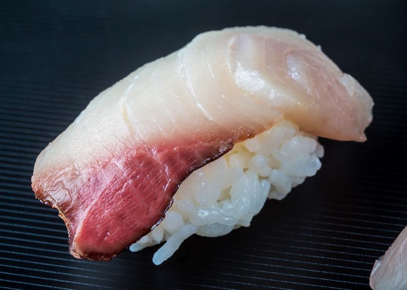 Yellowtail (Hamachi) Nigiri