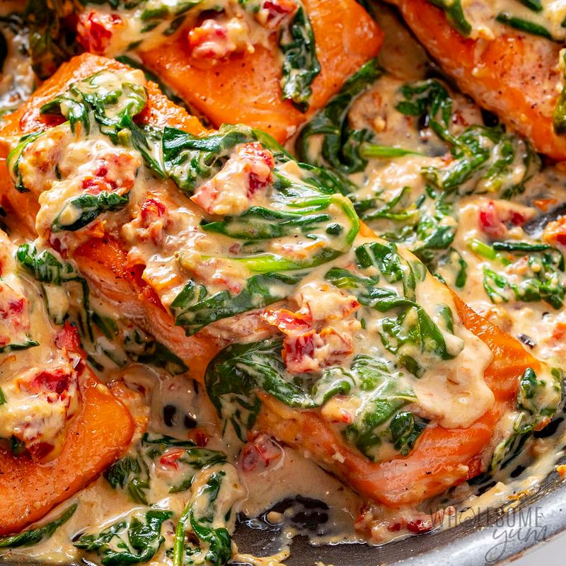 Savory Salmon Bake