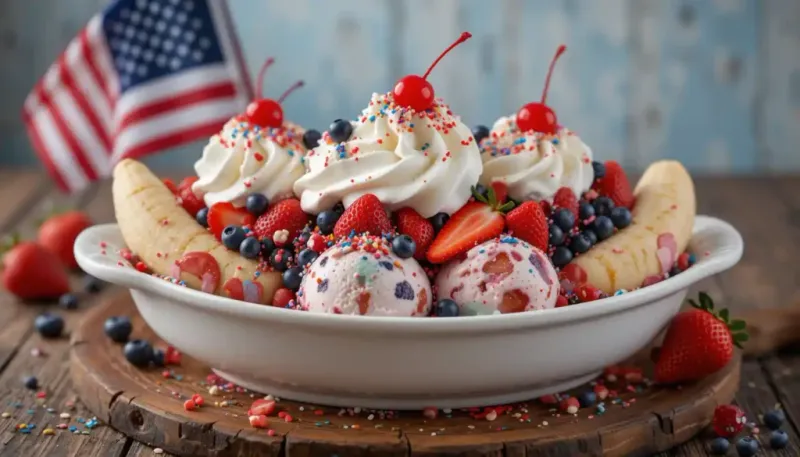 All-American Banana Split Bar