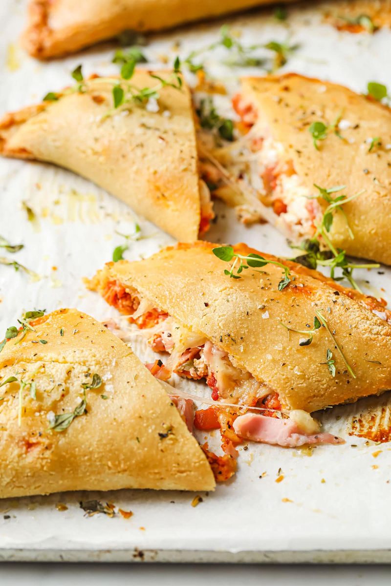 Cauliflower Crust Calzones