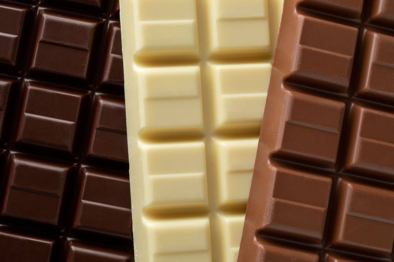 Chocolate Bars (Especially Milk And White)