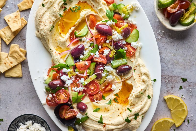 Loaded Hummus Plate