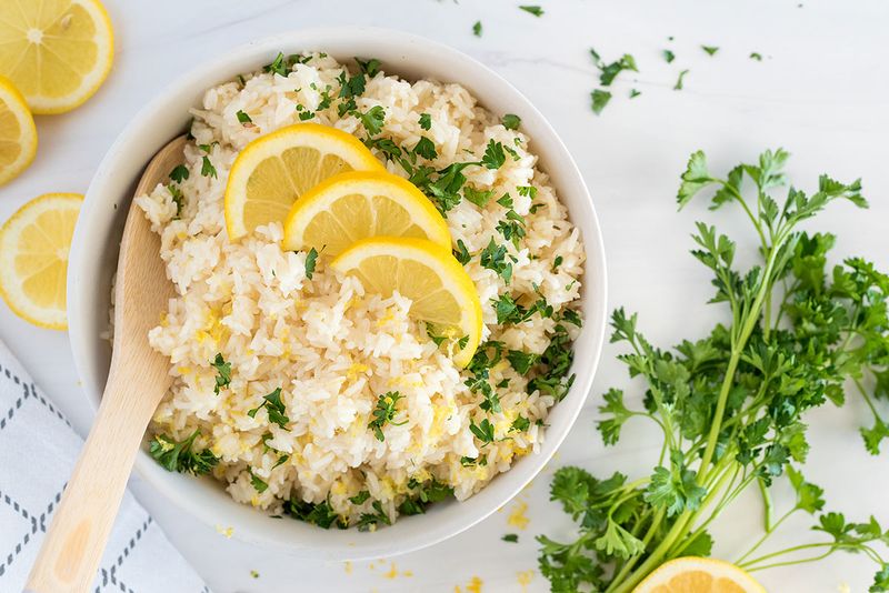 Lemon Herb Rice Salad