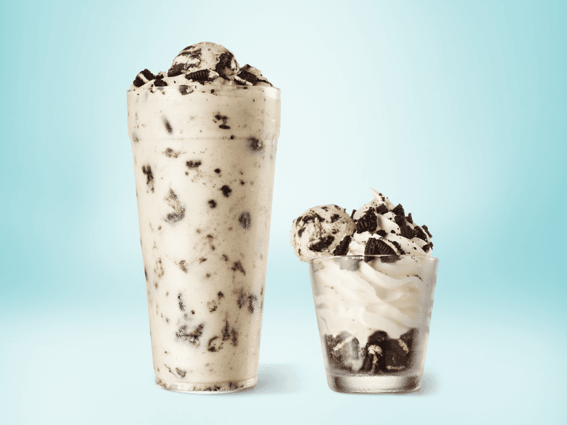 Sonic Oreo Cheesecake Shake