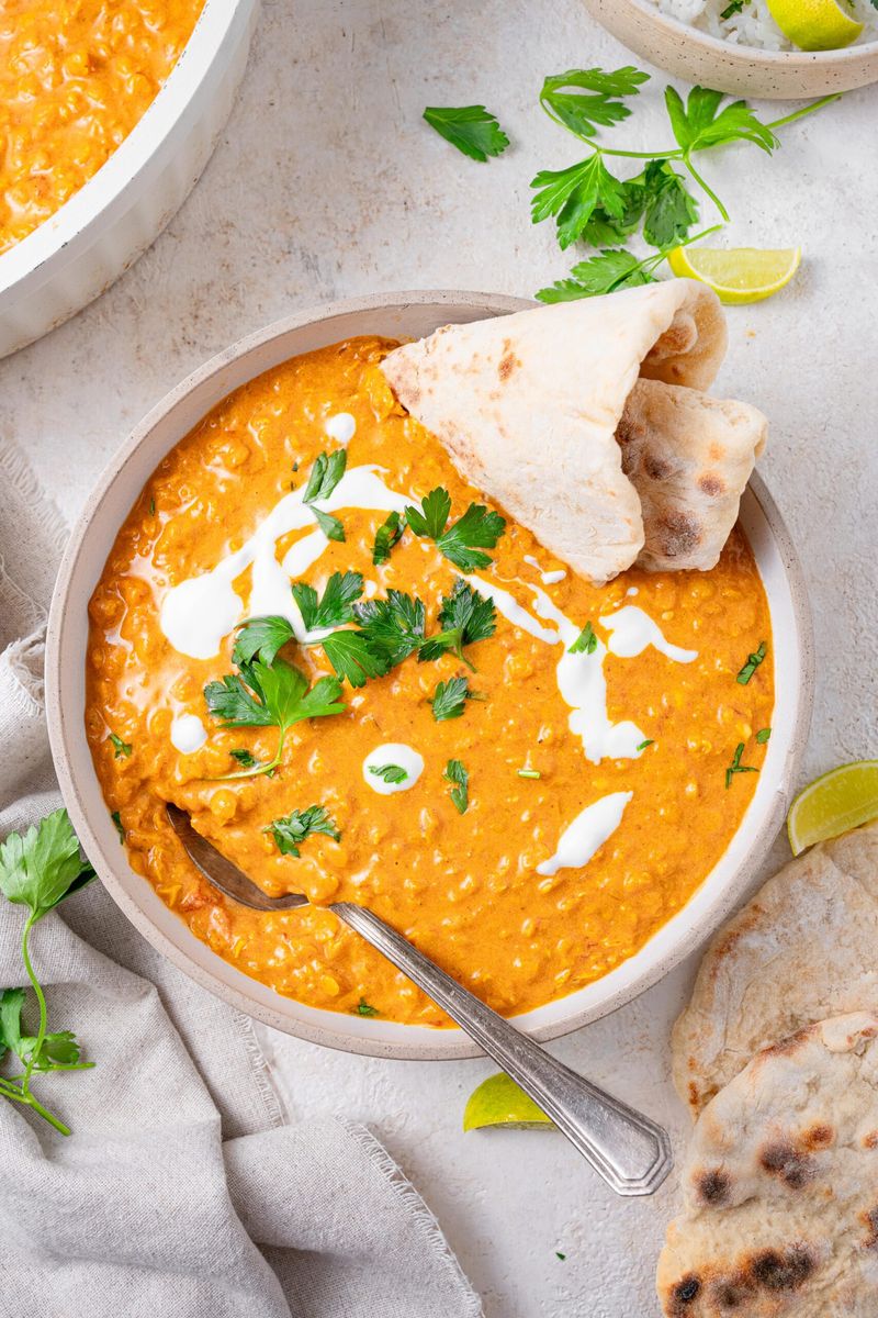 Creamy Coconut Curry Lentils