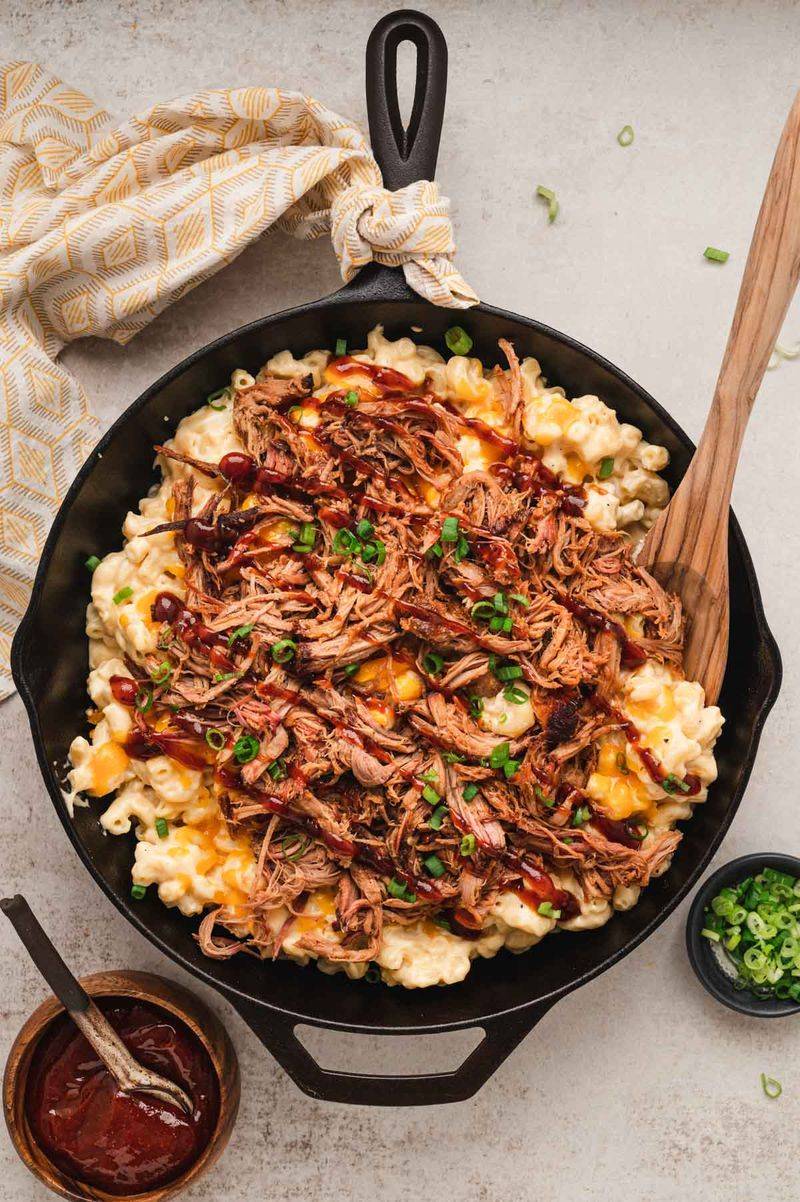 Pulled Pork BBQ Mac
