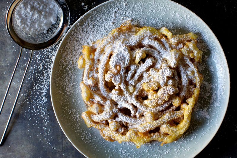 Funnel Cake: 375°F For Fairground Flavor