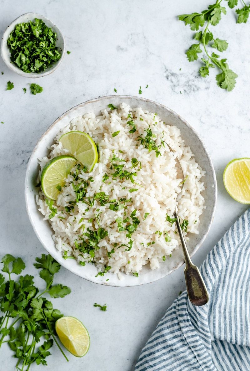Coconut Rice With Lime