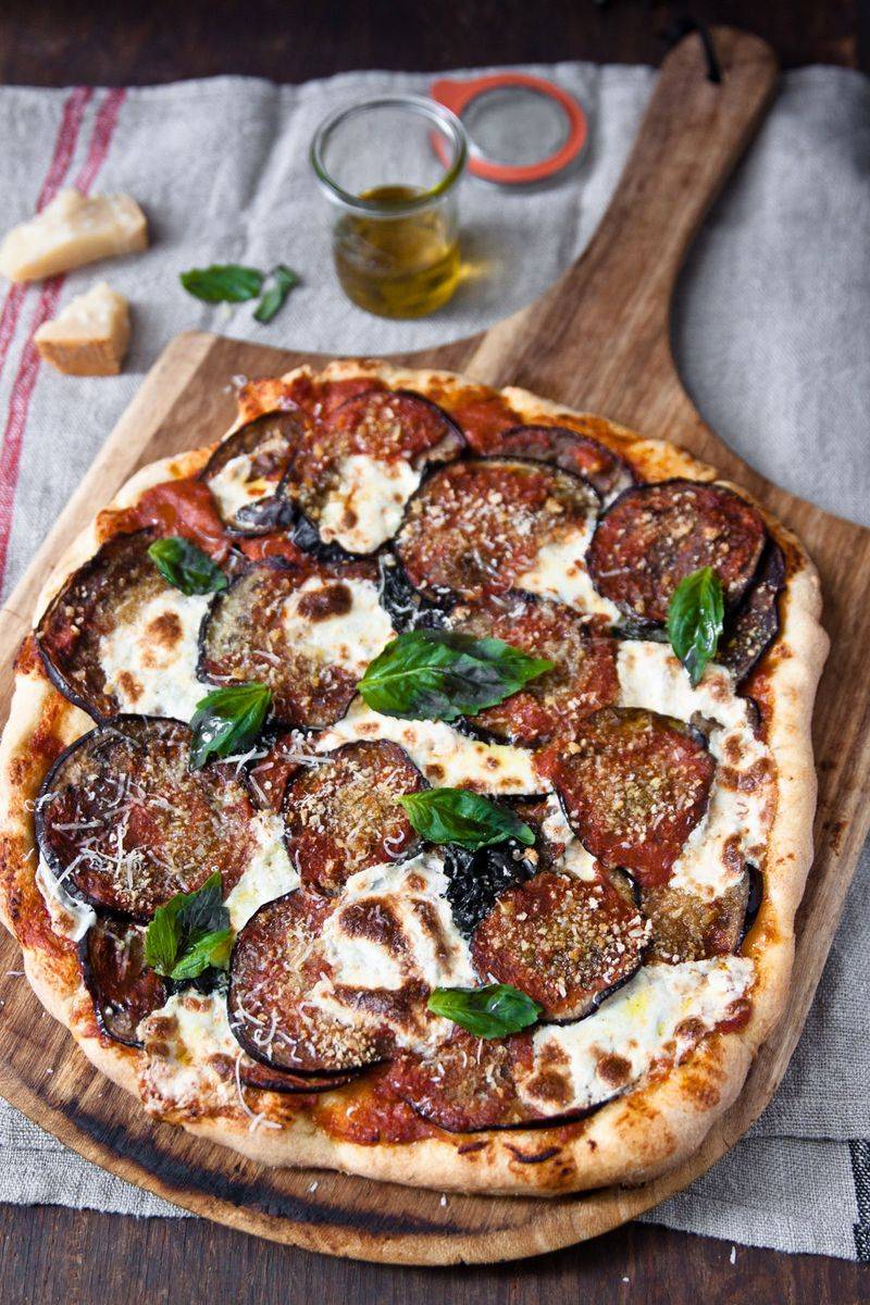 Eggplant Parm Pizza