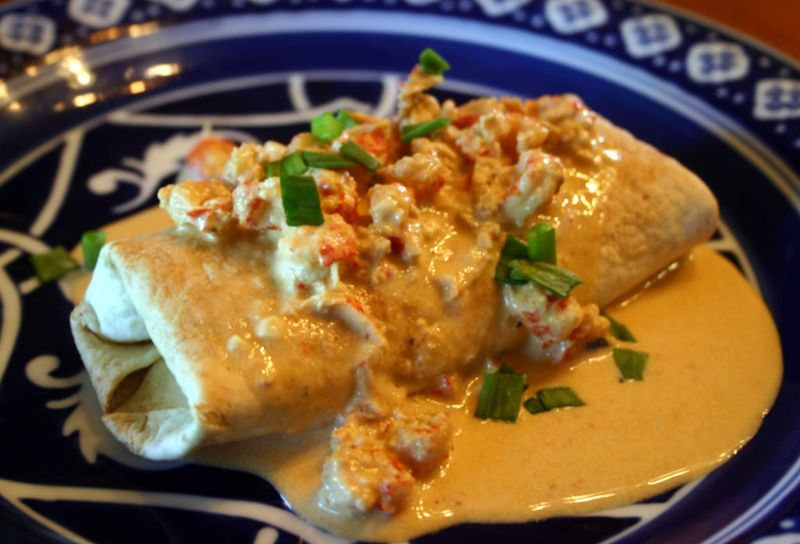 Louisiana's Crawfish Etouffee Burrito