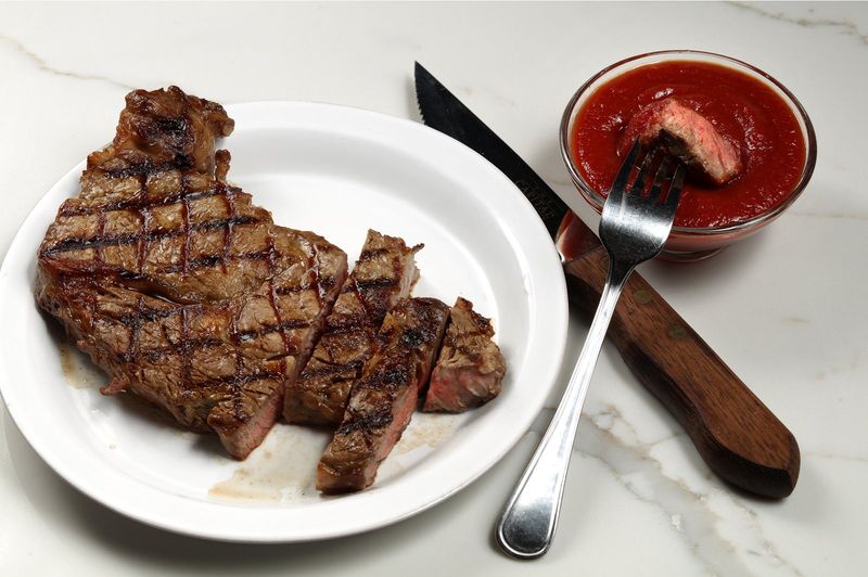 Ketchup On Steak