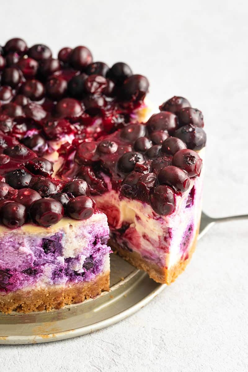 No-Bake Blueberry Cheesecake