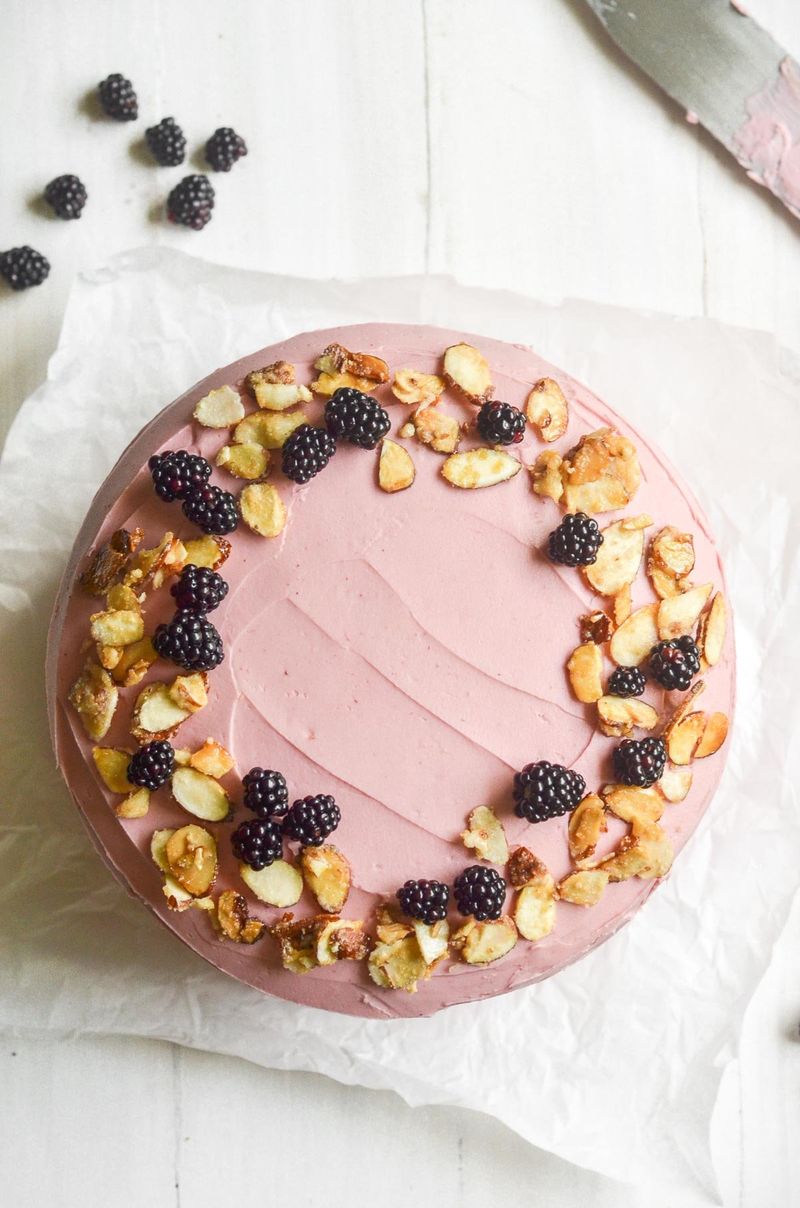 Blackberry Almond Cake