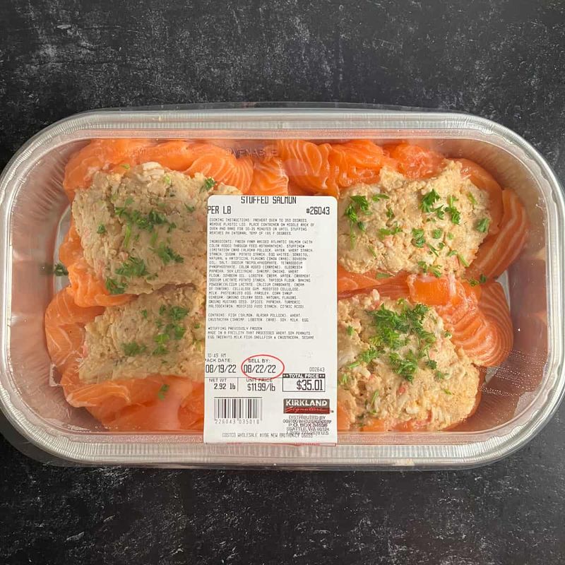 Kirkland Stuffed Salmon With Crab