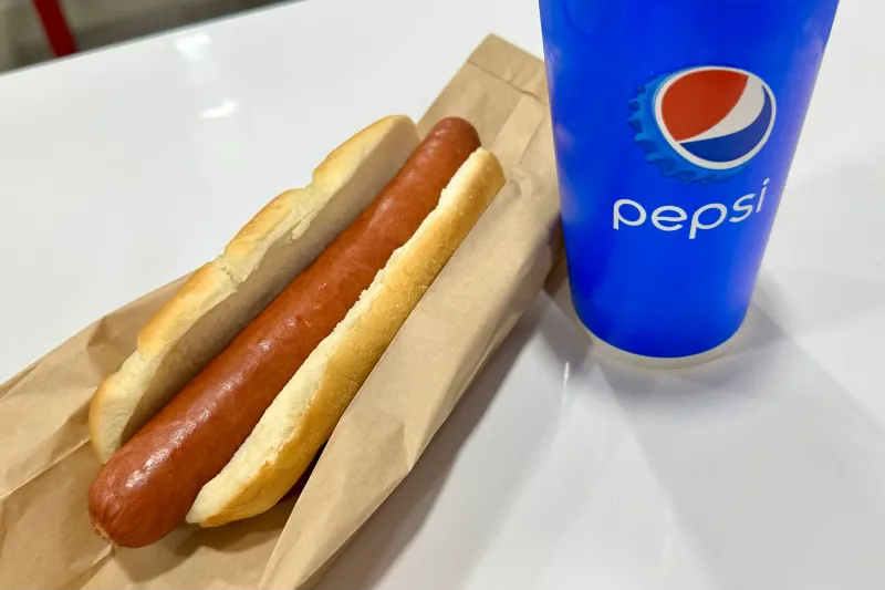 Costco Hot Dog + Soda Combo